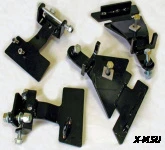 Комплект кронштейнов крепления гусениц для ATV №8 (Guepard 1.0), черный муар